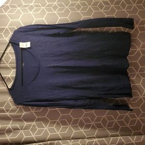 LOFT Navy Blue Long Sleeve